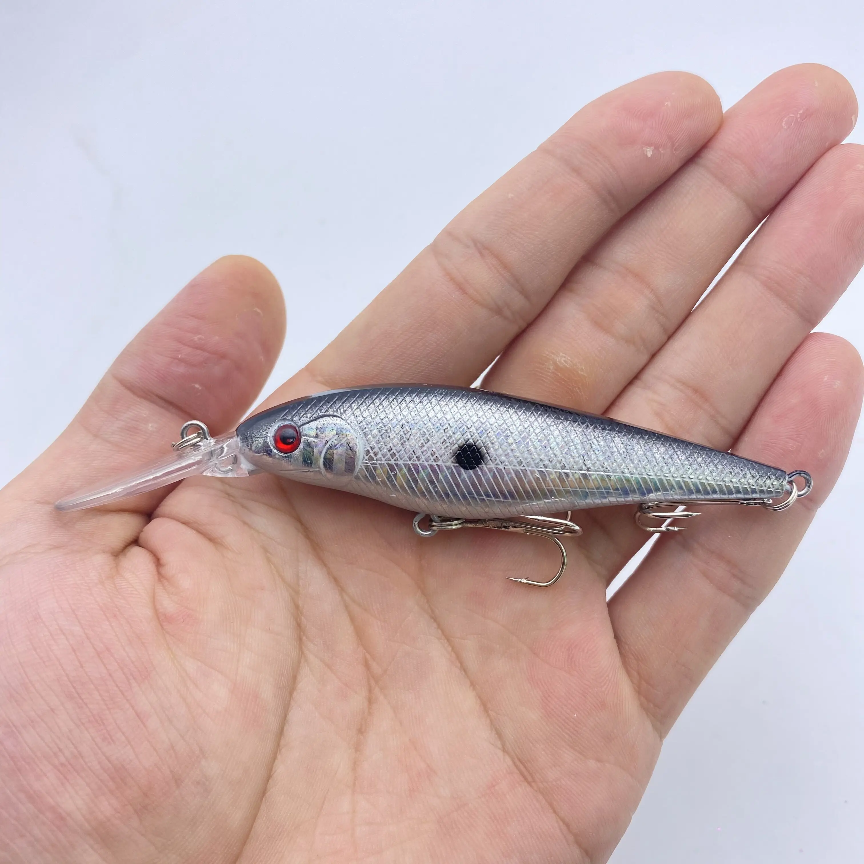 

1Pcs Fishing Lures Minnow Floating Wobbler Fishing Hard Bait115mm 10g Artificial Bait Trolling Crankbait Jerk Fishing tackle