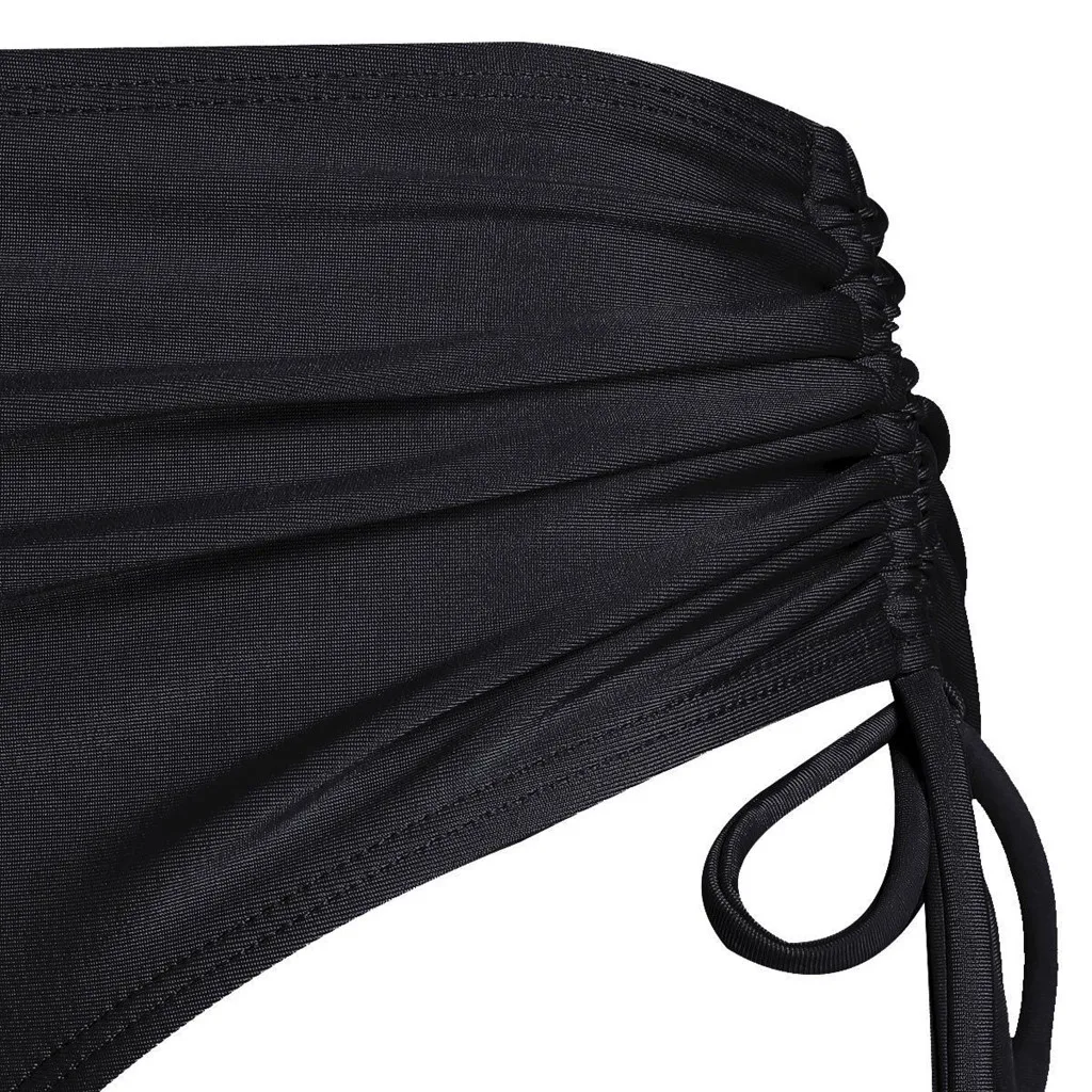 

Sexy Women Boh Bikini Set Print Brazilian Swimsuits Push-Up Padded Overlay Flounce Crisscross Tankini Swimwear Maillot De Bain