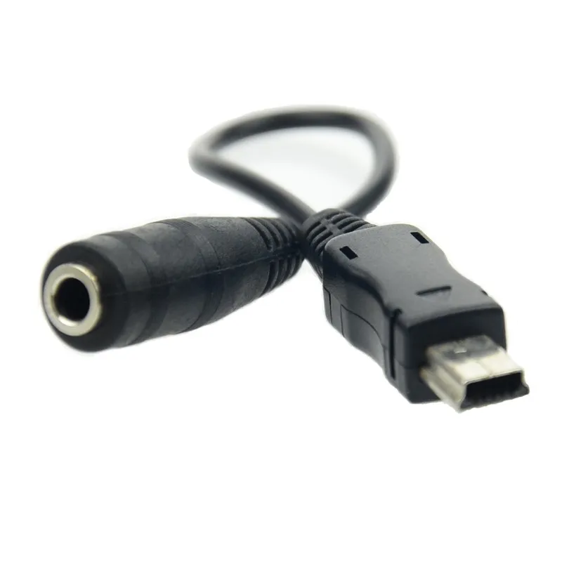 Кабель адаптер с разъемом Папа 3 5 мм Mini USB Pin Male Female для наушников Aux Audio Adapter