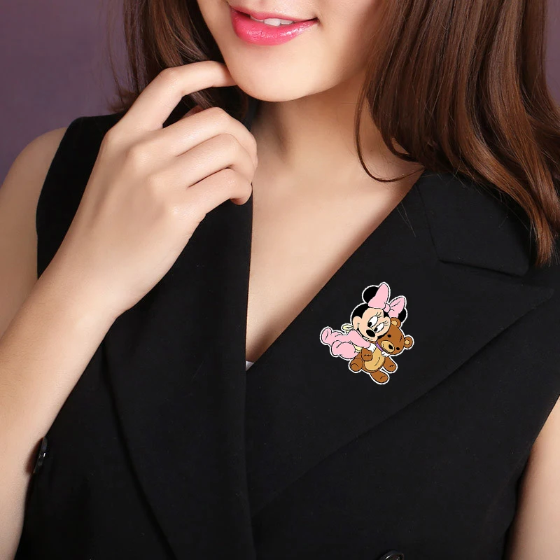 Модная брошь Disney ювелирные изделия эпоксидная булавка Микки Маус модная икона