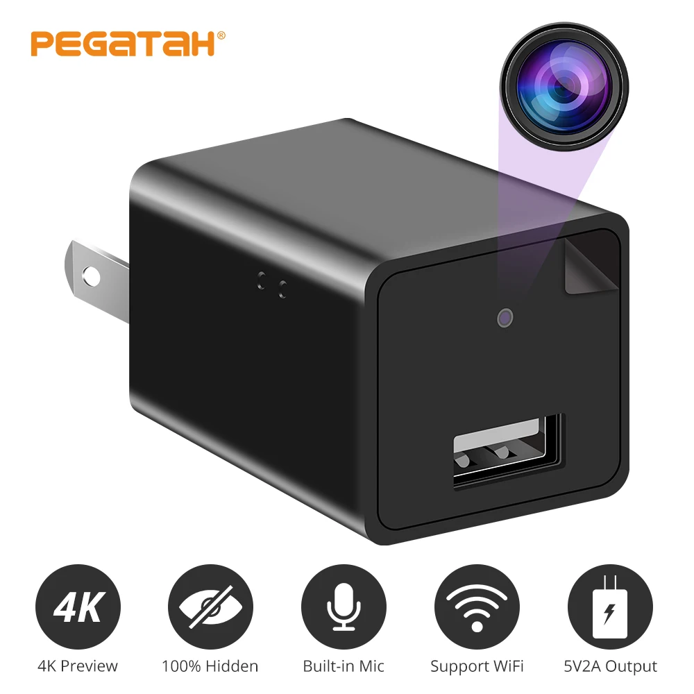 1080P Мини Wi Fi камера с разъемом USB зарядное устройство видеокамера