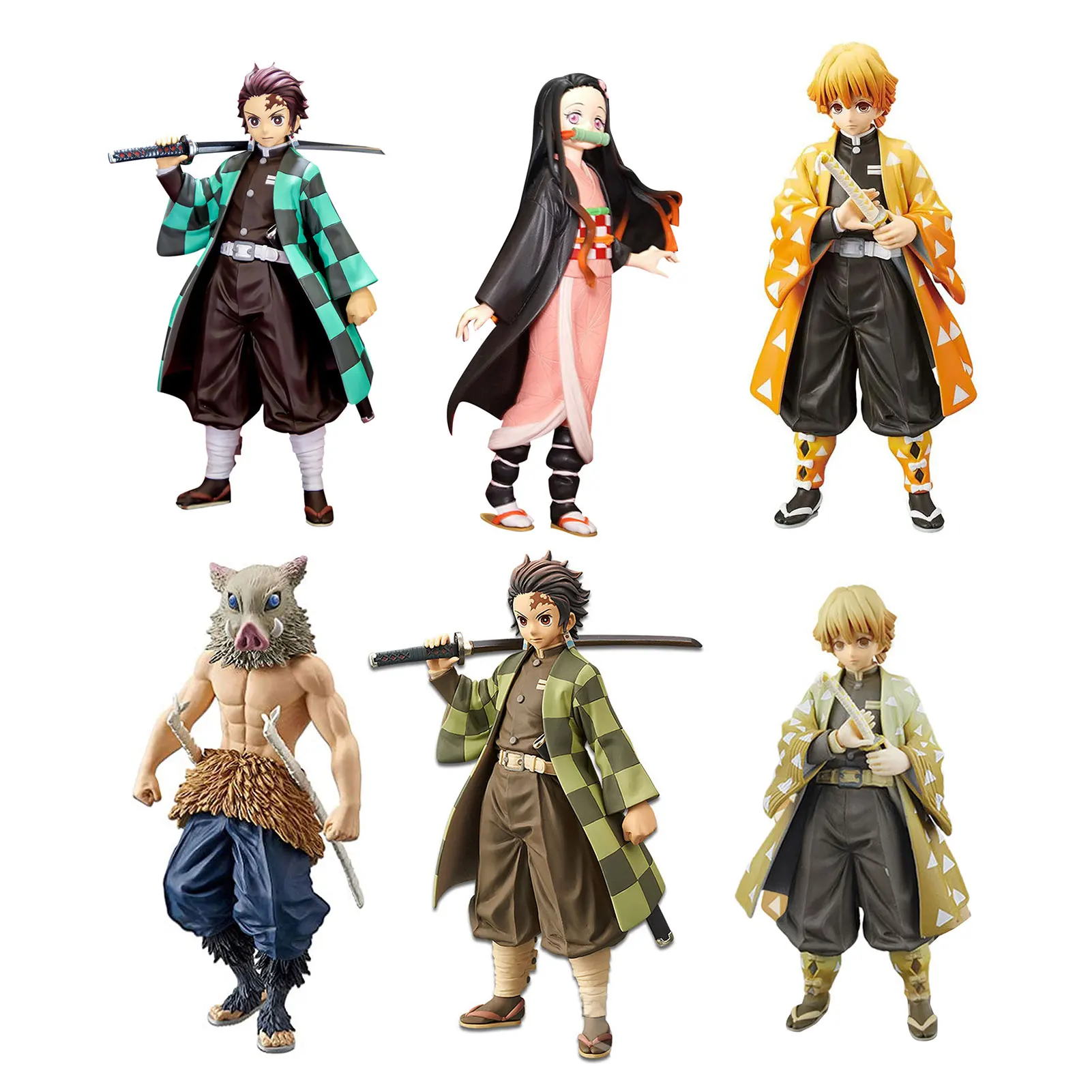 

14cm Japan Anime Demon Slayer Kimetsu no Yaiba Kamado Tanjirou Nezuko PVC Action Figure Warrior Model Figuals Toys Gifts