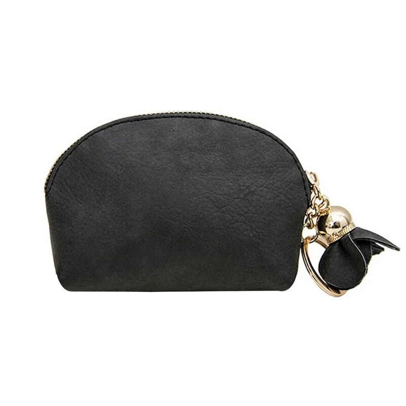 

2021 Hot Sale Fashion Ladies PU Leather Mini Wallet Card Key Holder Zip Coin Purse Clutch Bag Coin Purses
