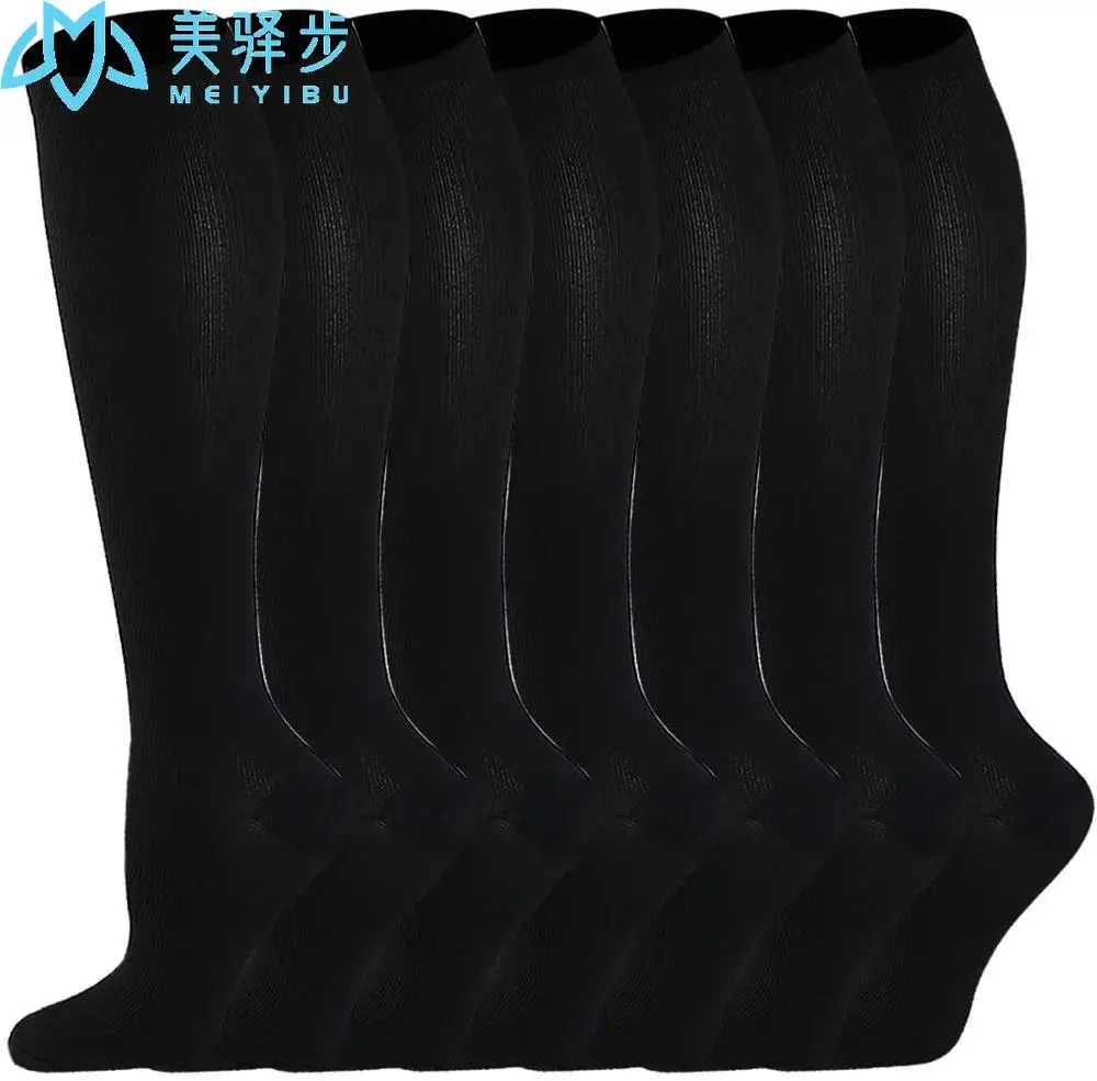 4/6/7/8 Pairs Compression Socks15-20 Mmhg Is BEST Graduated Athletic Medical for Men Women Nurse Running Flight Travels