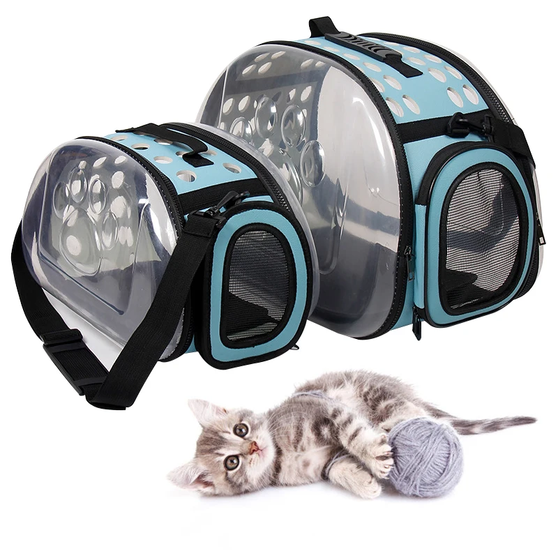 Складная воздухопроницаемая сумка для перевозки кошек портативная уличная