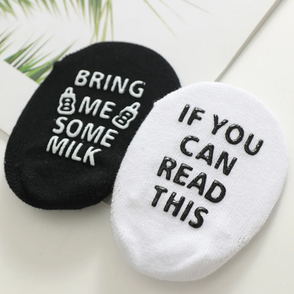 2 пары Противоскользящих теплых носков для маленьких девочек и мальчиков зимние