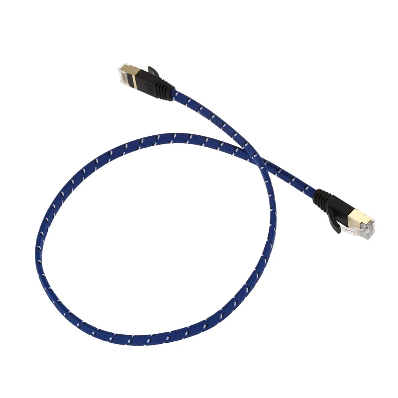 50 см Плетеный CAT 7 10 гигабитный Ethernet кабель модем маршрутизатор патч RJ45 LAN сеть