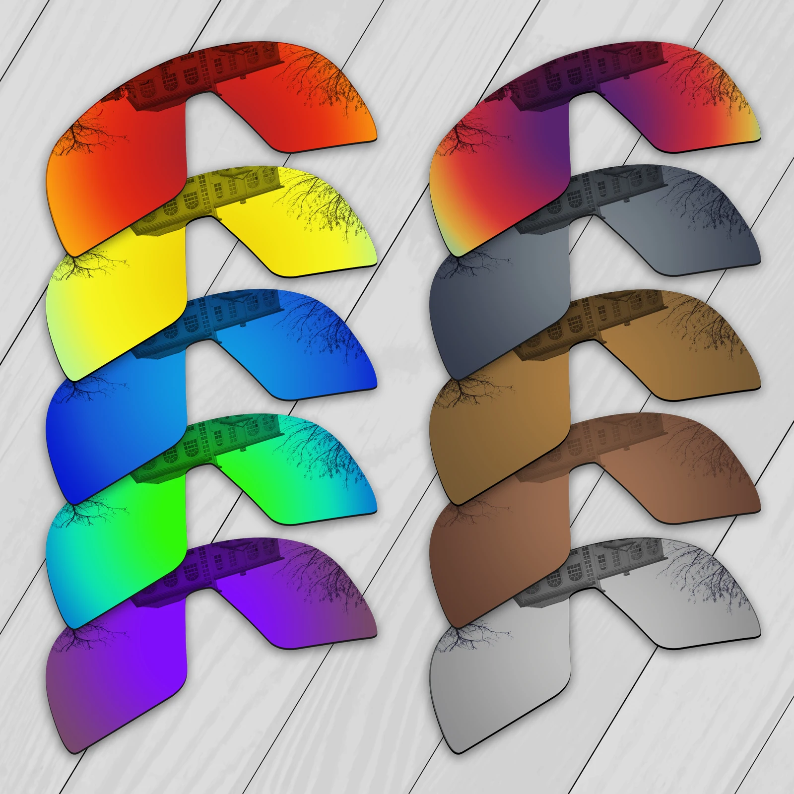 E.O.S Polarized Enhanced Replacement Lenses for Oakley Sutro Lite OO9463 Sunglasses - Multiple Choice