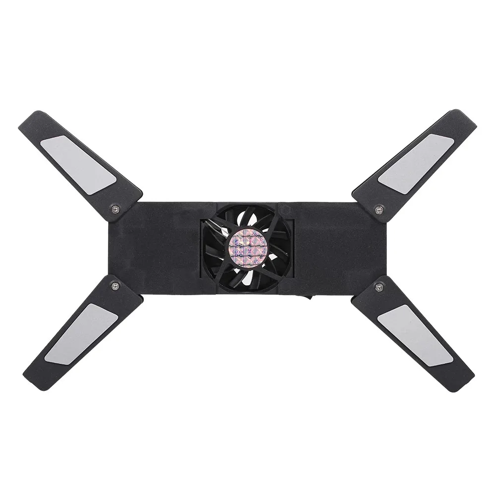 

Laptop Cooler Pad Stand Base Cooling Foldable Dual Fan USB Portable Convenient Notebook Cooler Notebook Computer Accessories