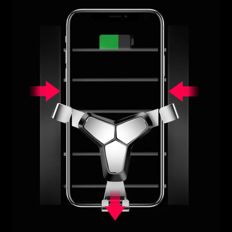 Противоскользящий Автомобильный держатель для телефона с вентиляционным