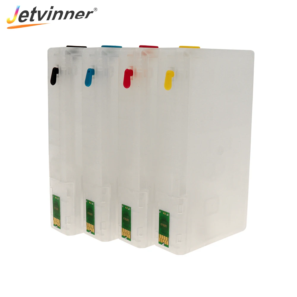 Jetvinner T7891 T7892 T7893 T7894 многоразовый картридж с чипом ARC для принтеров EPSON Pro WF 5110 5190 5620