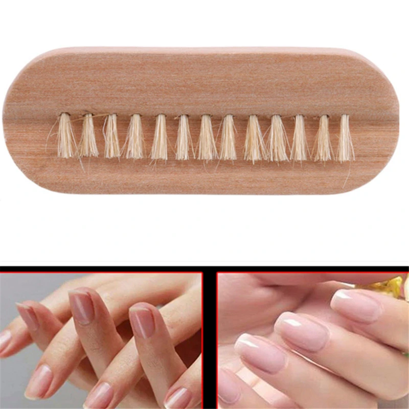 1PC Nail Brush Natural Boar Bristle Beard For Men Bamboo Face Massage That Works Wonders To Comb Beards and Mustache | Красота и