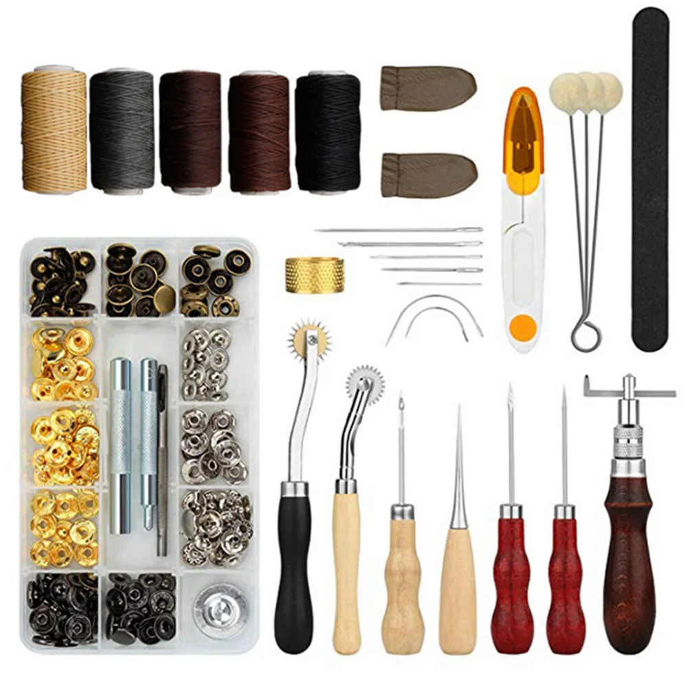 

Набор инструментов для работы с кожей, 46 шт./компл., ручная швейная строчка