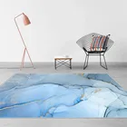 Коврик с абстрактным рисунком небесно-голубого цвета, нордические ковры для спальни, простой современный напольный коврик, кофейный столик, прикроватный коврик