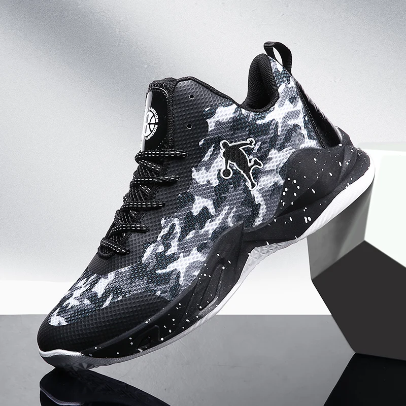

Women 2021 Sport Basketball Shoes Outdoor Sport Shoes Men Cushioning Sneakers Man Anti-skid Sneakers Men's High-top Boots