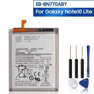 samsung original eb bn770aby battery for samsung galaxy note10 lite note 10 lite genuine replacement phone battery 4500mah free global shipping