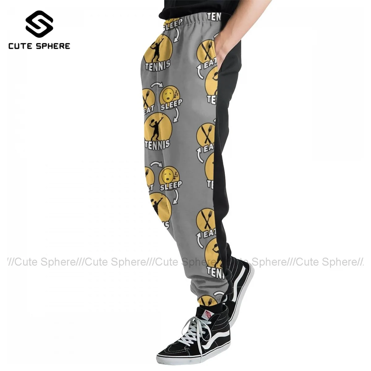 

Sleep Sweatpants Polyester Fashion Joggers Funny Men Summer Casual Pants