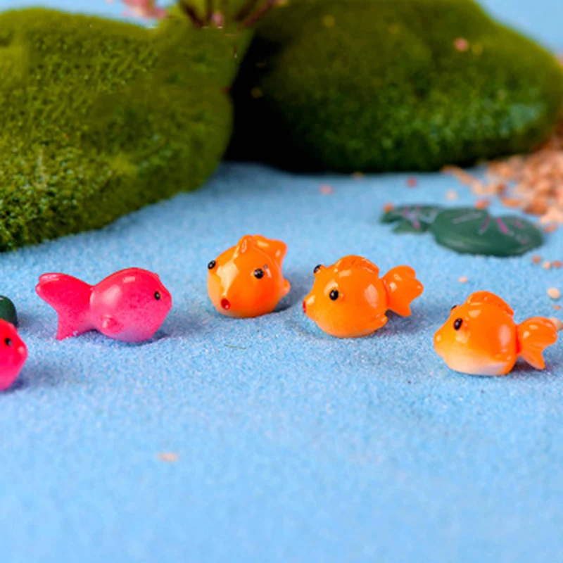 Симпатичная Золотая рыбка имитация аквариума поцелуй Франция романтическая