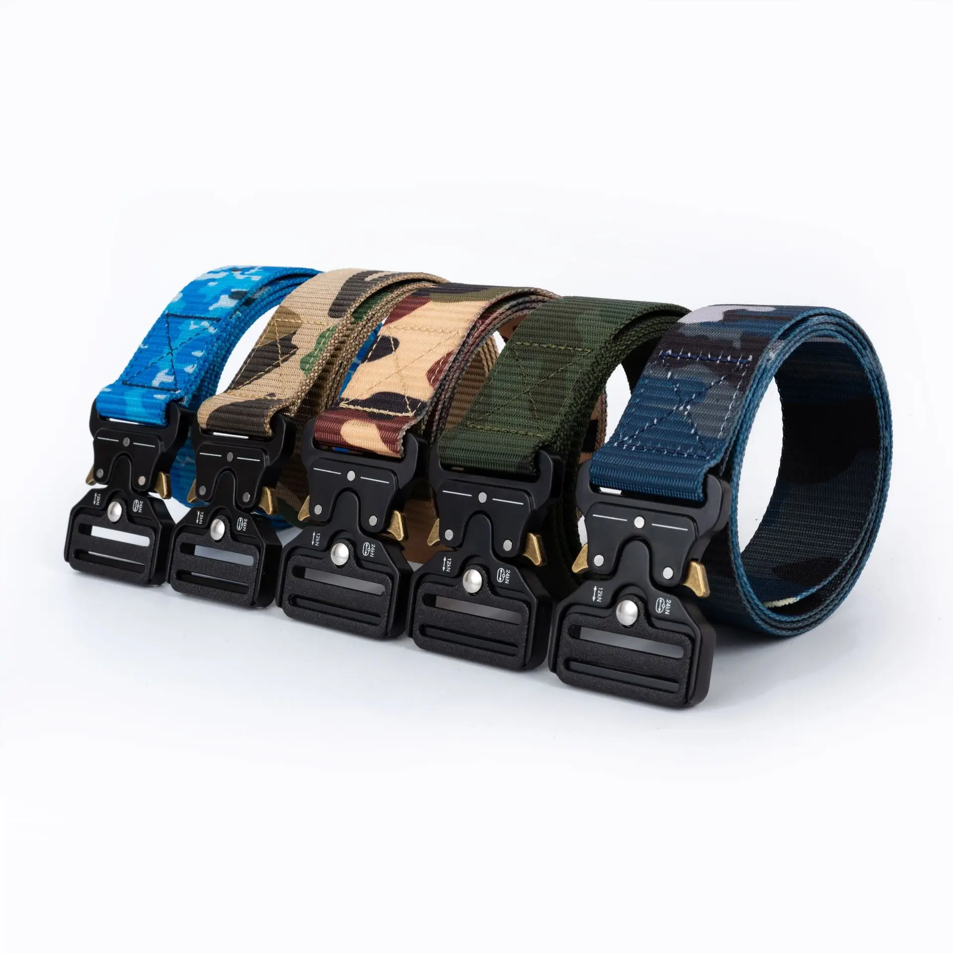 

Men and women canvas belt unisex outdoor sports multifunctional high-quality mountaineering jeans military uniform designer