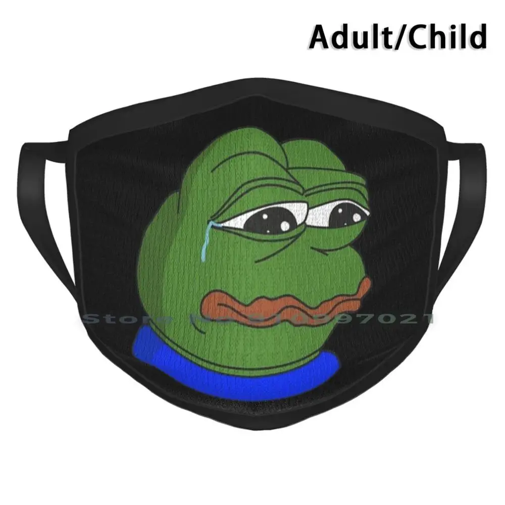 Плачущий шарф-лягушка маска шейный обогреватель платок шарф бандана