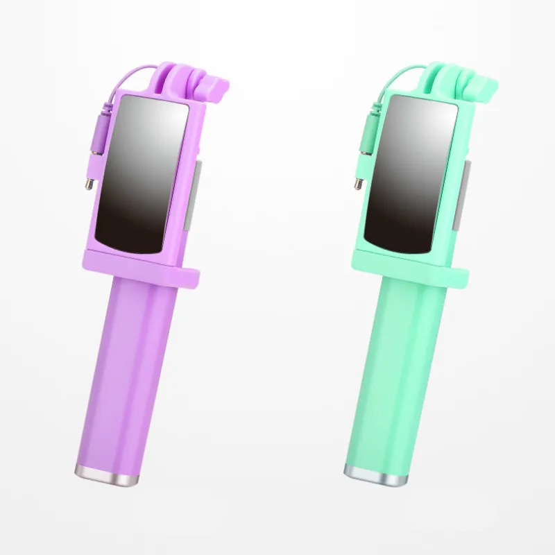 Универсальная мини селфи-Палка с зеркалом вращающаяся на 360 градусов складная