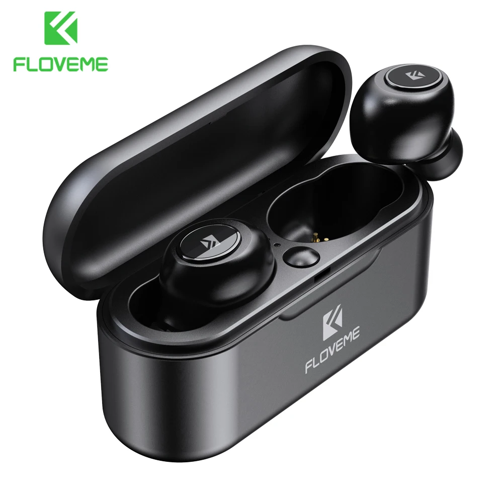 Беспроводные стереонаушники Floveme Bluetooth 5 0 Tws мини гарнитура с микрофоном и