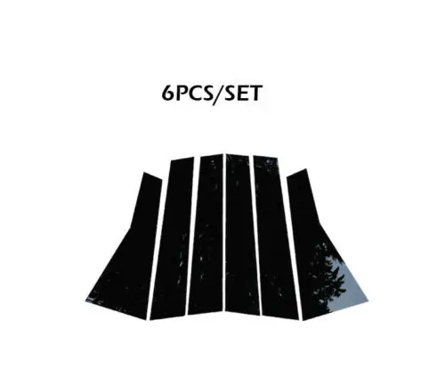 Глянцевая черная стойка для столбов из поликарбоната пластиковая крышка отделка