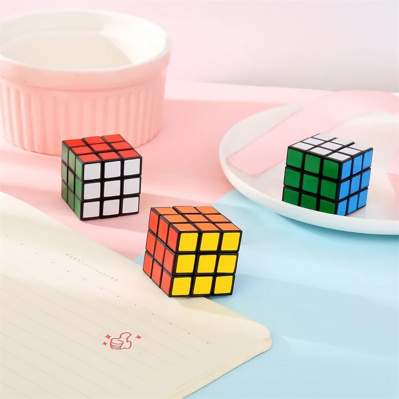 12 шт./лот 3 см маленький куб 3x3x3 Детский Мини скоростной волшебный головоломка для