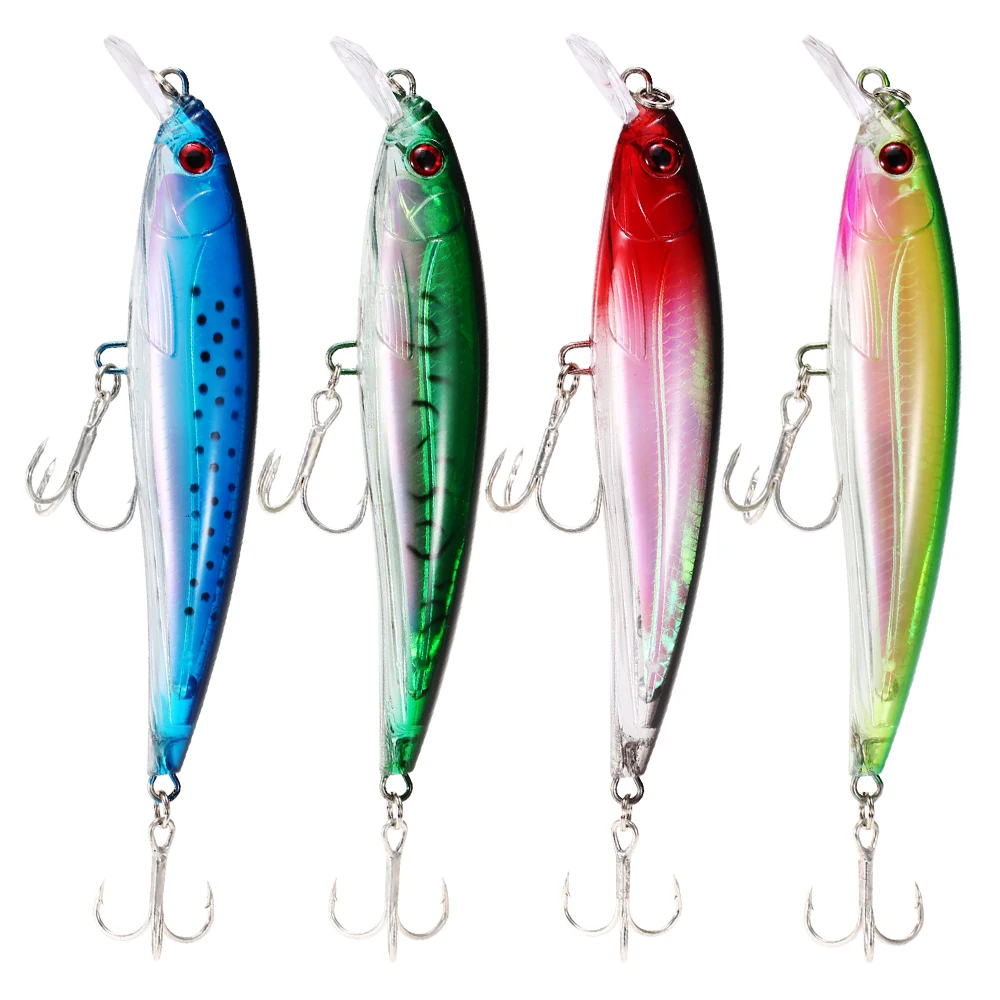 Жесткая рыболовная приманка 3D бионическая жесткая гольян плавающая кренкбейт