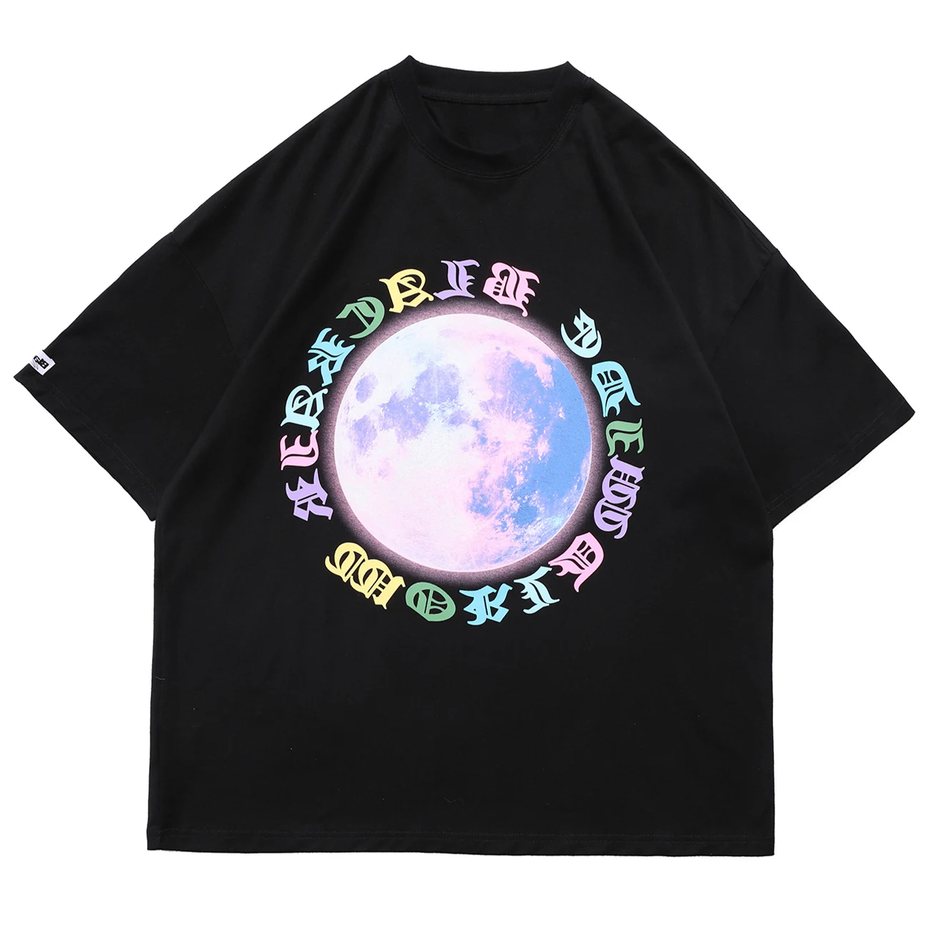 

В Стиле Хип-хоп Уличный сверхразмерный футболка с графическим принтом футболка для мужчин Harajuku хлопковая свободная футболка 2021 летние топы...