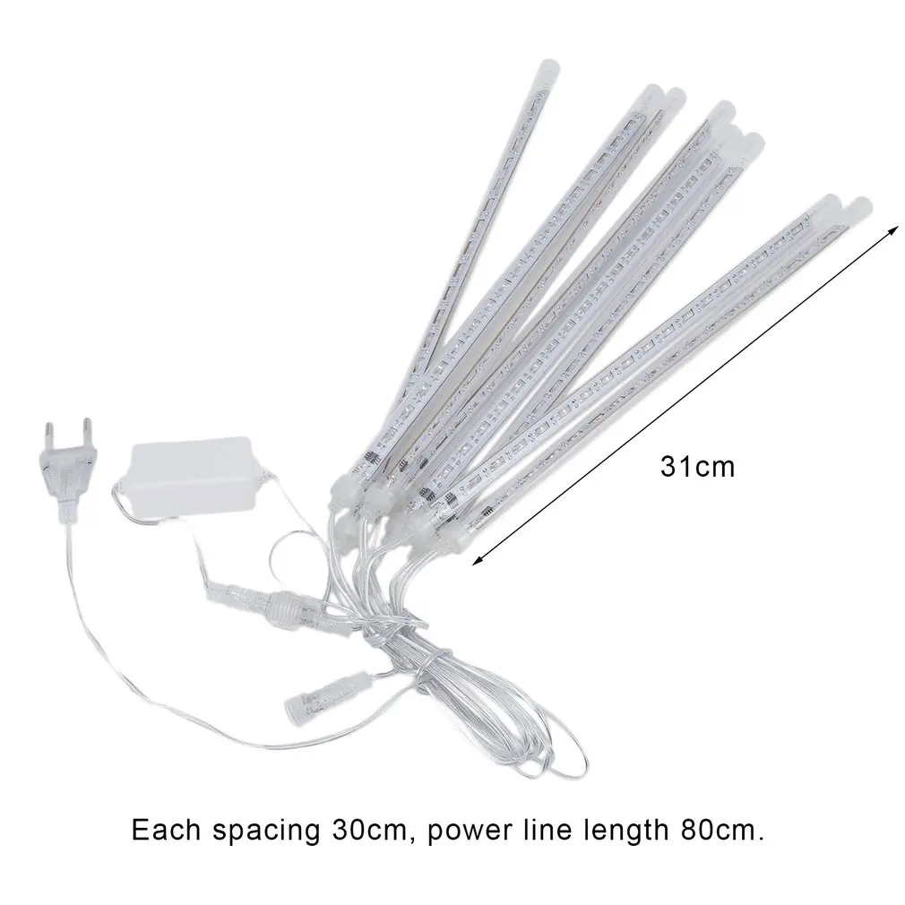 

30CM Meteor Tube LED Meteor Shower Rain Tubes Christmas Decorative Lights LED Beautiful Wedding Party Garden String Light