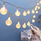 Светодиодный ная гирлянда с шариками и пультом ДУ