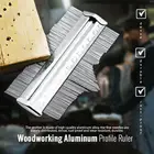 Линейка для алюминиевого профиля для деревообработки, контурный манометр, измерители для копирования профиля, стандартные маркировочные инструменты для измерения плитки и ламината