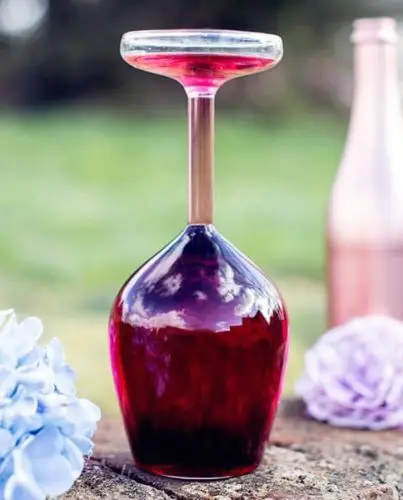 Personality Creative Inverted Red Wine Glass Large Upside Down Goblet for Party Wedding Flutes Bottle Home Use | Дом и сад