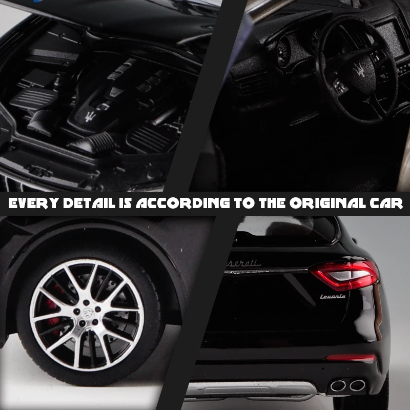 Модель автомобиля welly 1:24 Levante Maserati из сплава золота модель коллекция украшений