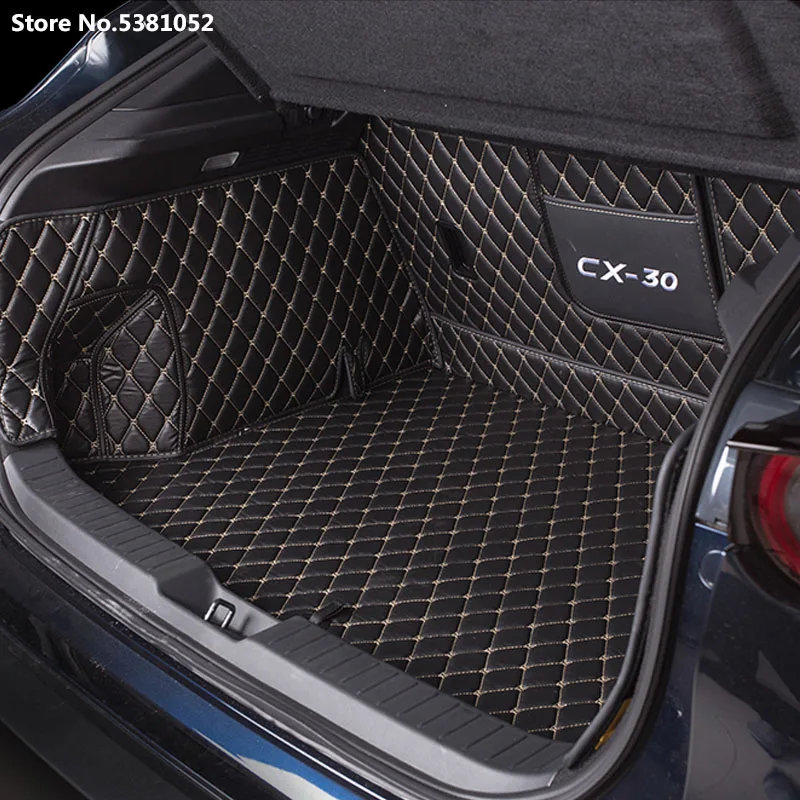 For Mazda Cx-30 Cx30 2020 2021 2022 Car Rear Trunk Mats Floor Trunk Mats Boot Liner Luggage Tray Cargo Protector 2019