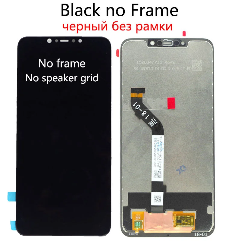Оригинальный дисплей AAA для XiaoMi Pocophone F1 Lcd / poco ЖК-дисплей с сенсорным сенсором и