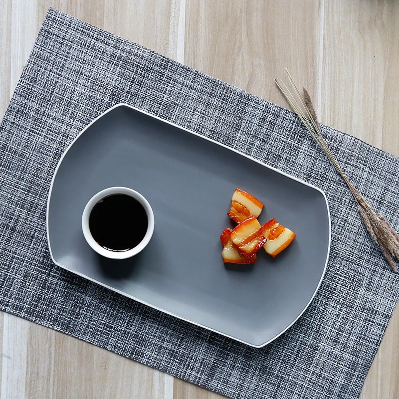 Домашняя креативная Скандинавская посуда простая керамическая западные блюда