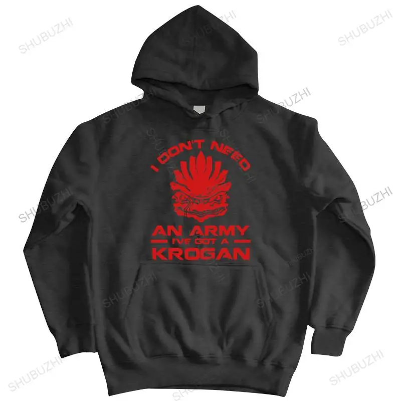 

man cotton jacket pullover mens hoodies Men Casual Mass Effect Andromeda Parody i Don't Need An Army, I've Got A Krogan