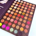 Пигментированные тени для век, 70 цветов, большая кремовая палитра теней для век, Мерцающая фотография, палитра теней для век