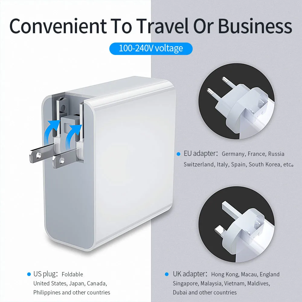 48w quick charger pd type c usb c charger for iphone 7 8 samsung huawei tablet fast wall charger qc 3 0 us eu uk au plug adapter free global shipping