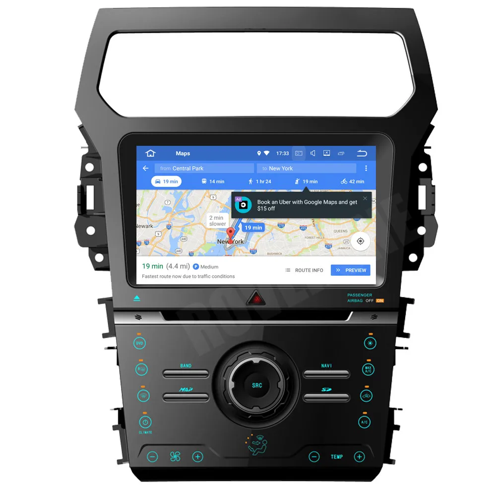 Восьмиядерный процессор Android 9 0 для Ford Explorer 2012 сенсорный экран DVD GPS навигация