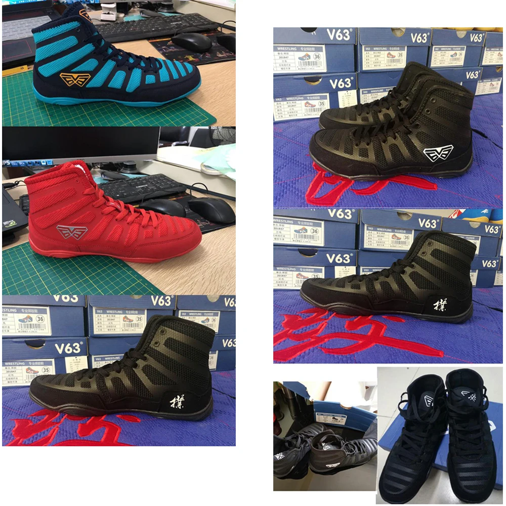 Мужская обувь для борьбы дышащая бокса|Борцовки| |