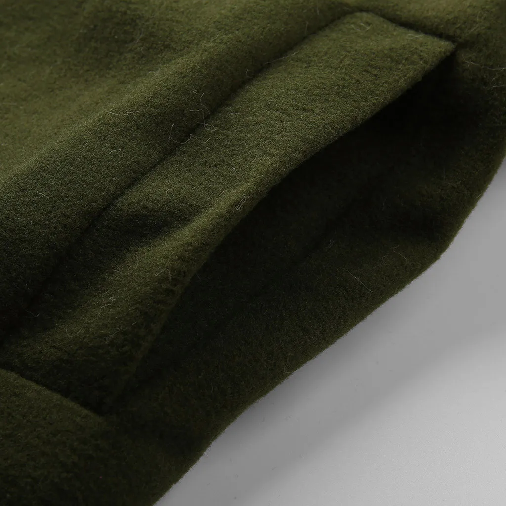 Женское шерстяное пальто размера плюс 5XL модное зимнее однотонное пальто с воротником из искусственного меха и длинным рукавом, зимнее кашемировое шерстяное пальто