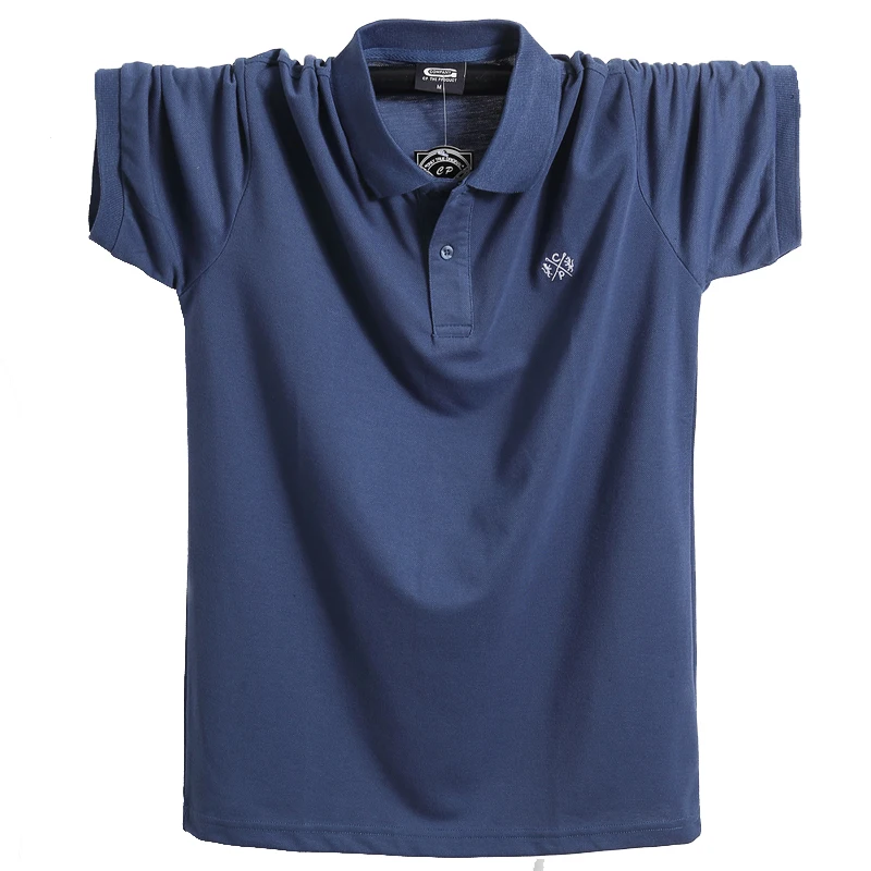 

Polo Shirt Summer Men Brand Clothing Pure Cotton Men Business Casual Male Polo Shirt Short Sleeve Breathable Soft Polo Shirt 5XL