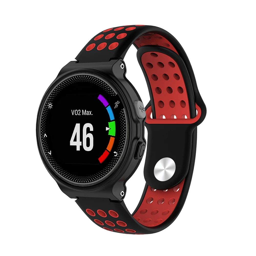 Силиконовый ремешок для наручных часов Garmin Forerunner 220 230 235 630 620 735 S20 S6 S5 сменный