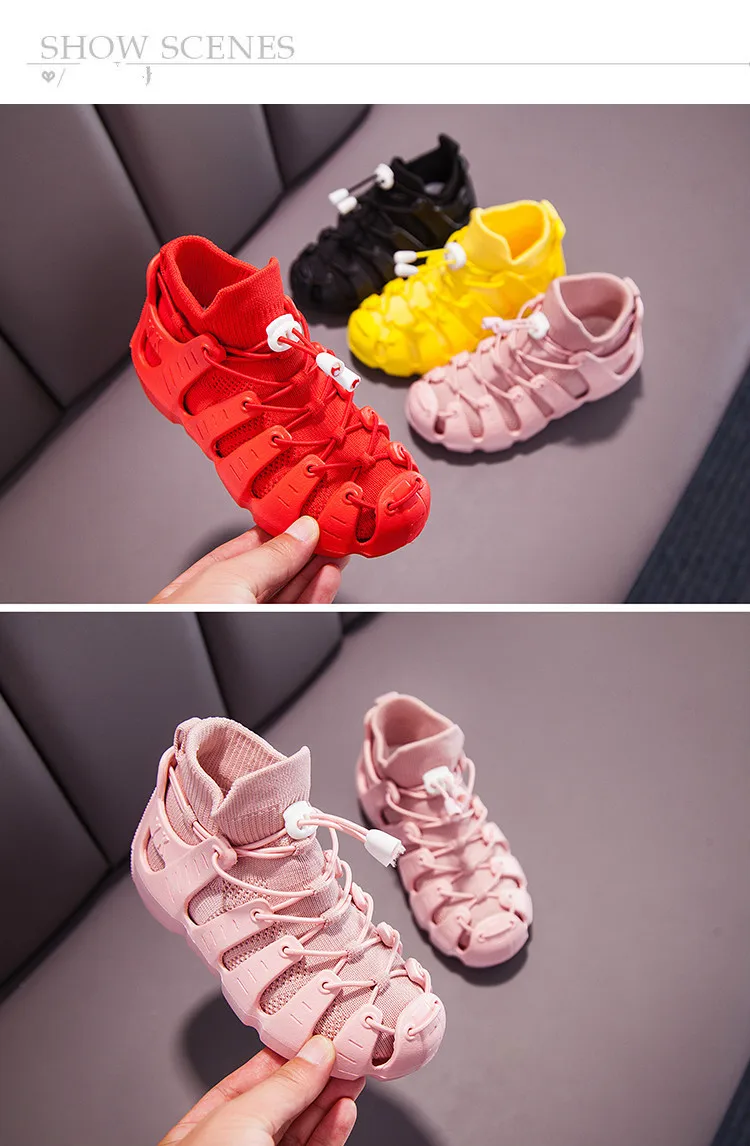 Spring Autumn Light Boys Shoes Kids Mesh Flats Children Shoes Fashion Casual Boy Designer Sneakers