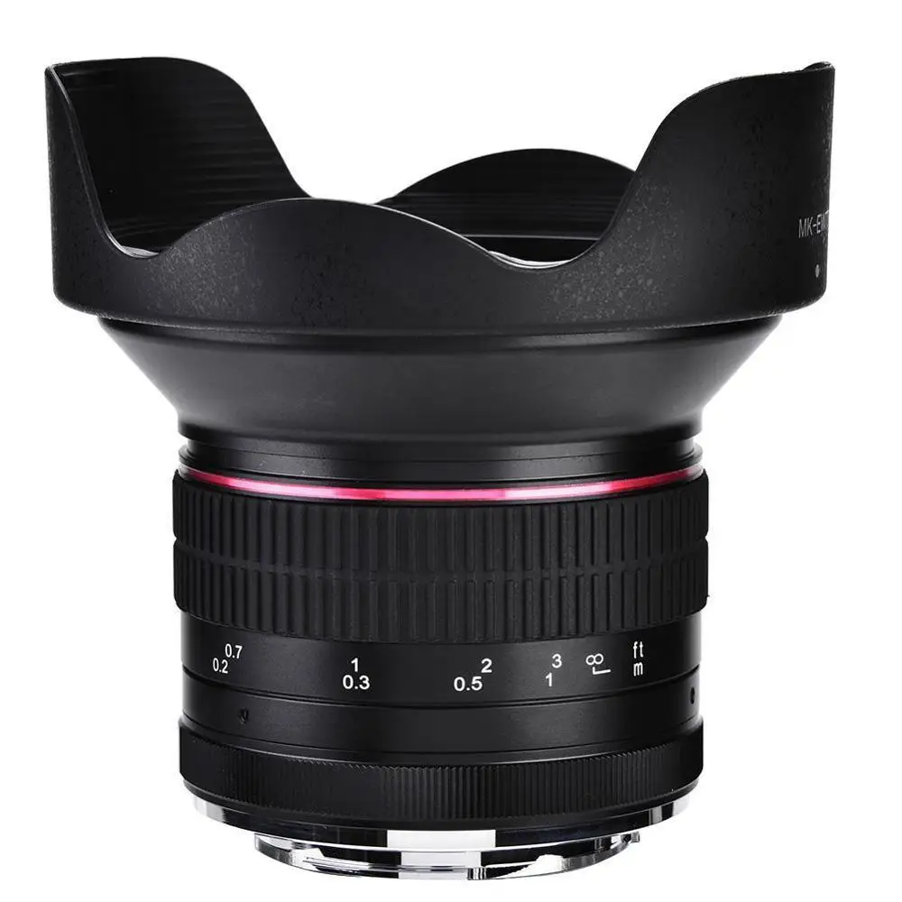 Meike камера 12 мм F2.8 широкоугольный объектив для камеры ручная фокусировка