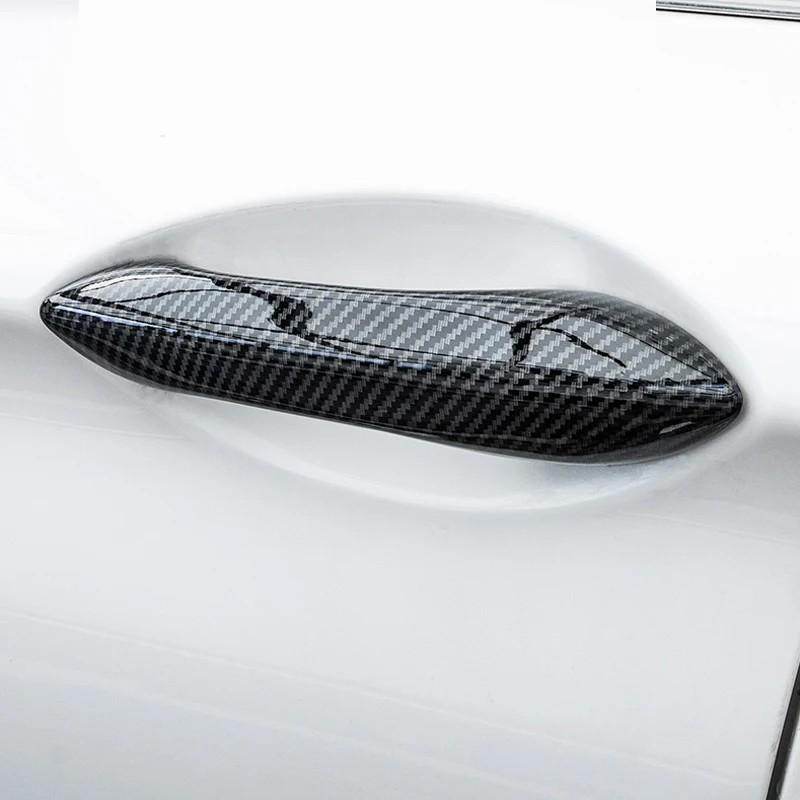 Carbon Fiber Exterior Door Handle Cover Trims For BMW 2 5 7 Series X1 X2 X5 X6 F07 F10 F01 F48 F39 F15 F16 F46 Accessories