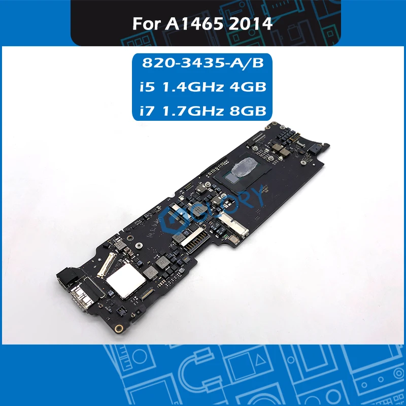 

Logic board 820-3435-A 820-3435-B A1465 Motherboard For Macbook Air 11" A1465 i5 1.4GHz 4GB i5 1.7GHz 8GB Early 2014